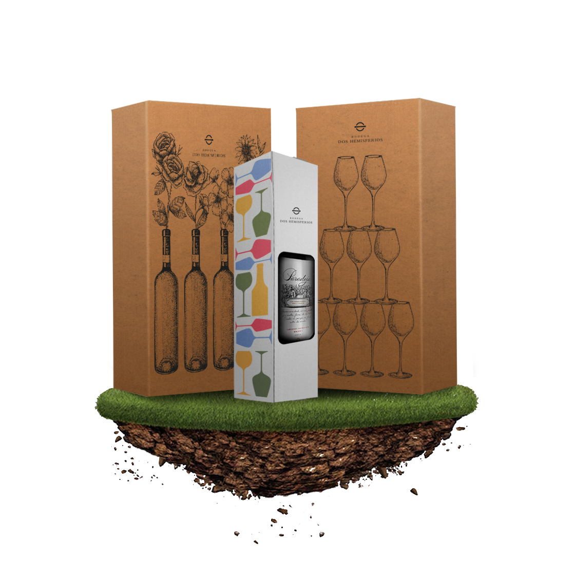 Personalización de Cajas - Bodega Dos Hemisferios