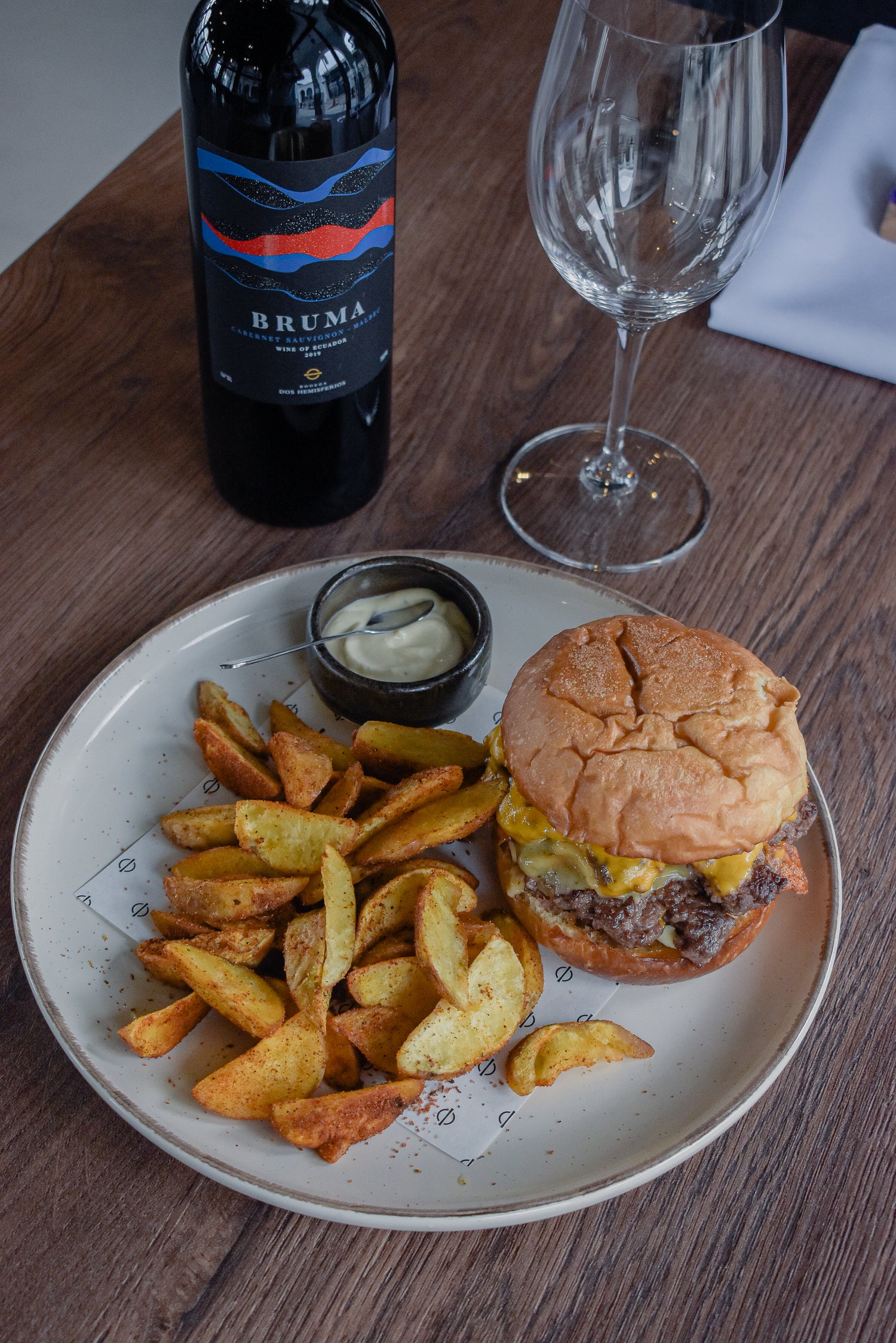 Menú City Winery - Bodega Dos Hemisferios