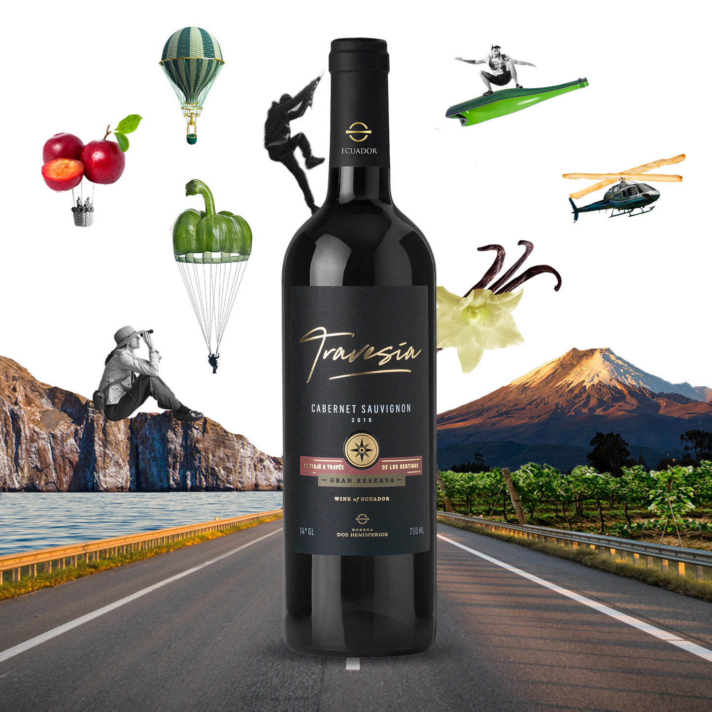 Travesía Gran Reserva - Cabernet Sauvignon - Bodega Dos Hemisferios