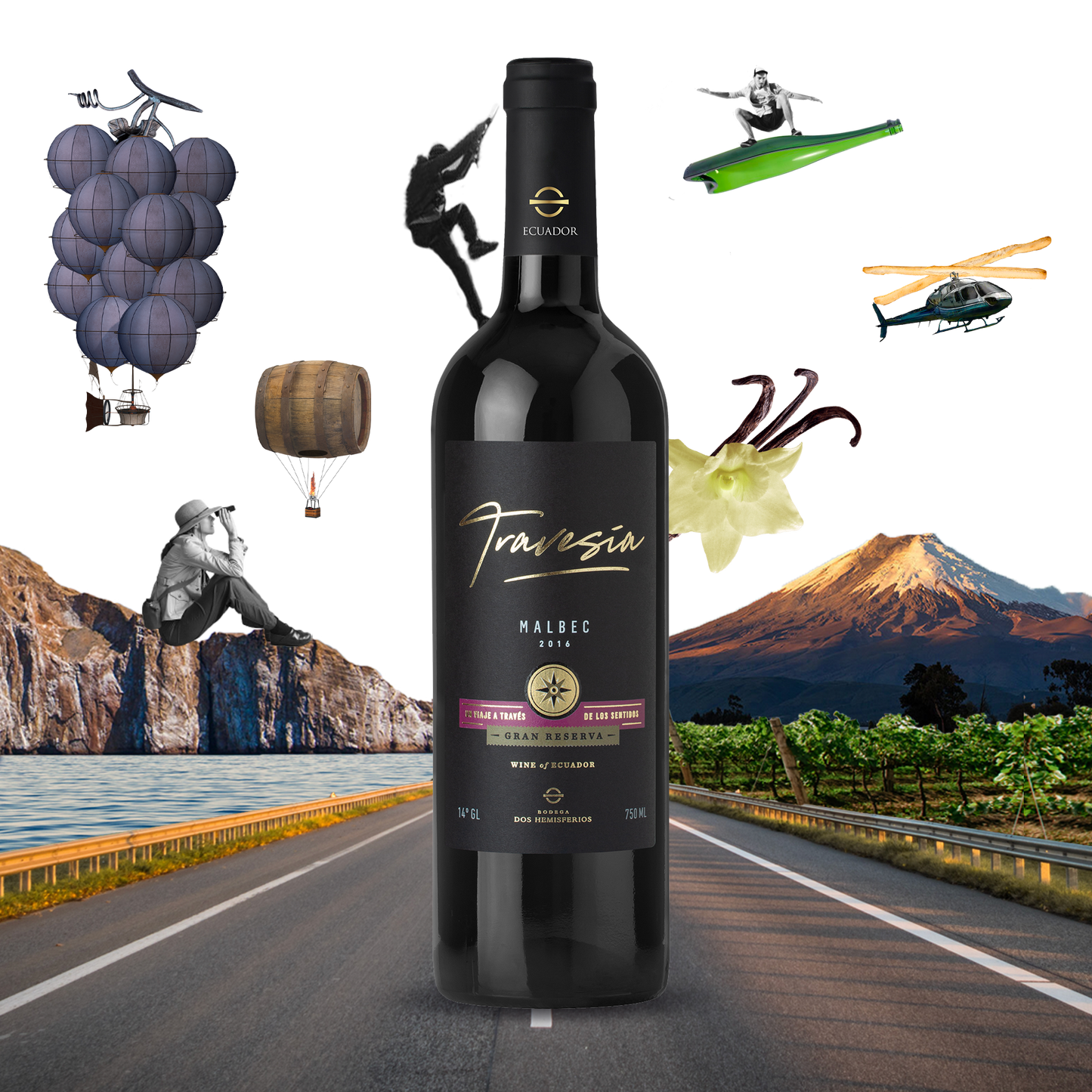 Travesía Gran Reserva - Malbec - Bodega Dos Hemisferios