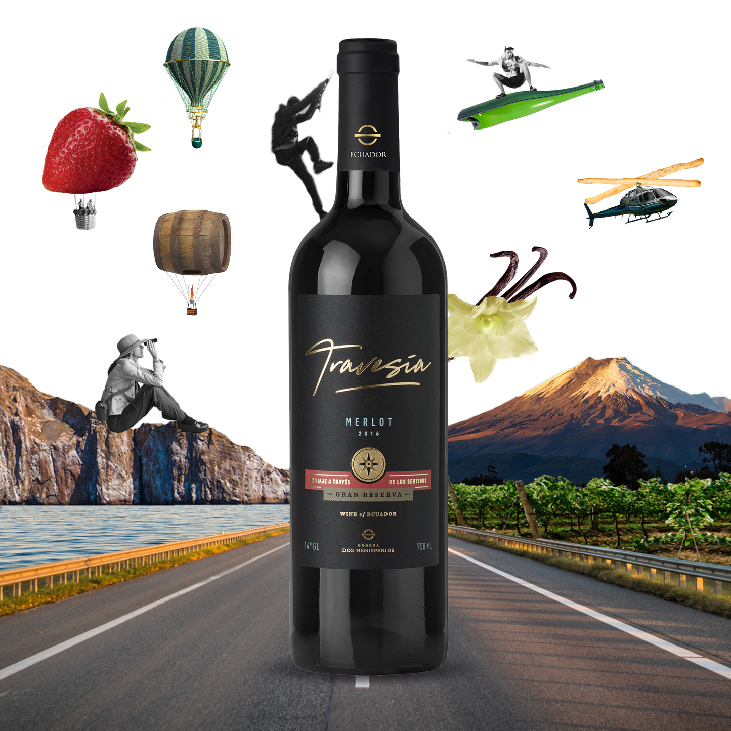 Travesía Gran Reserva - Merlot - Bodega Dos Hemisferios