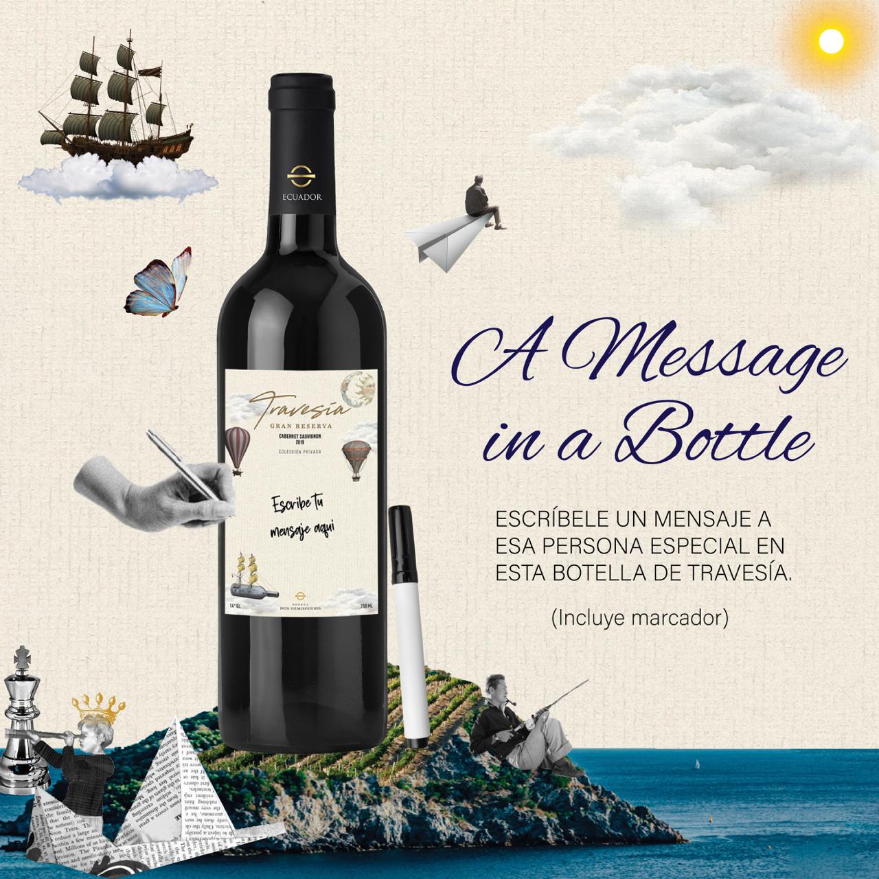 A Message in a Bottle - Bodega Dos Hemisferios