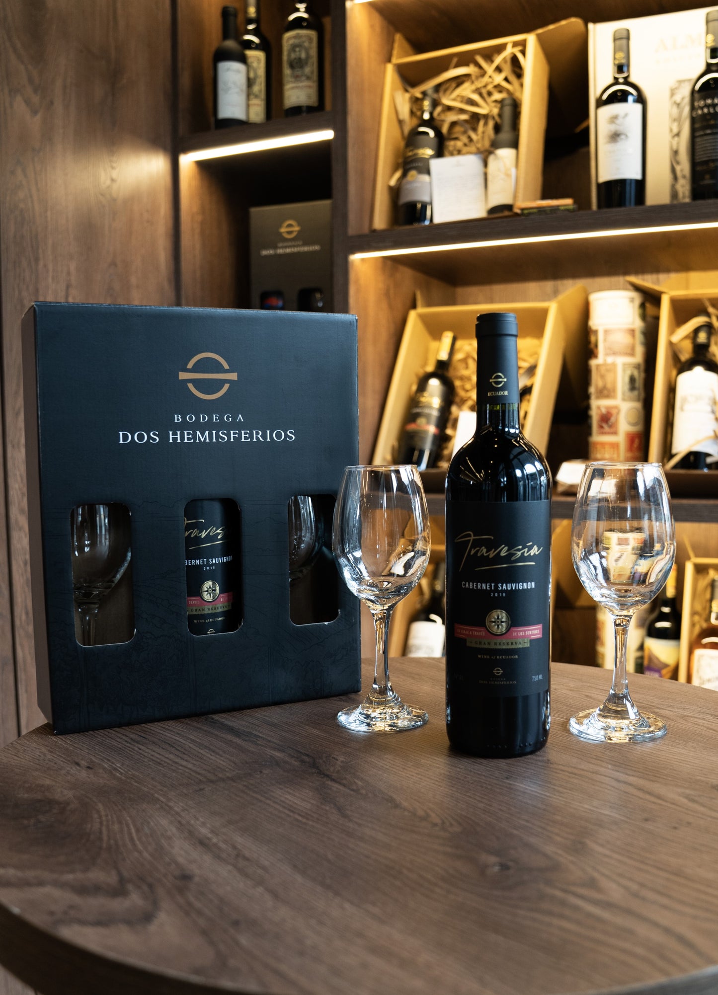 Pack Travesía + Copas - Bodega Dos Hemisferios